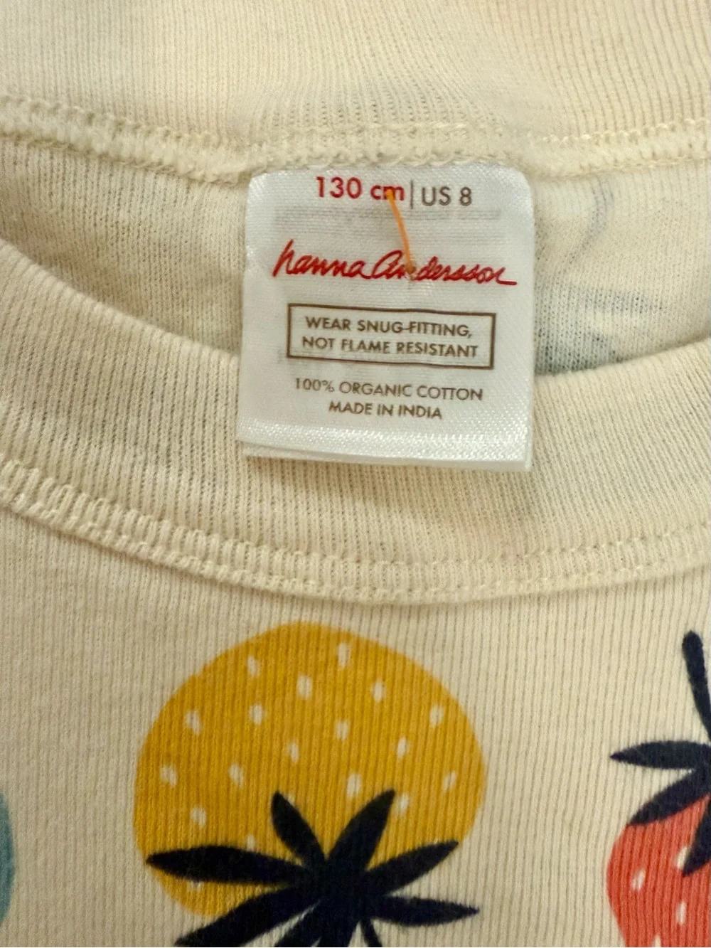 Hanna Andersson Girls Organic Cotton Pajama Tops Bundle — Size 8 + 10 NWOT